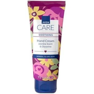 avon care soothing hand cream with jasmine scent glycerine 75ml 89.28